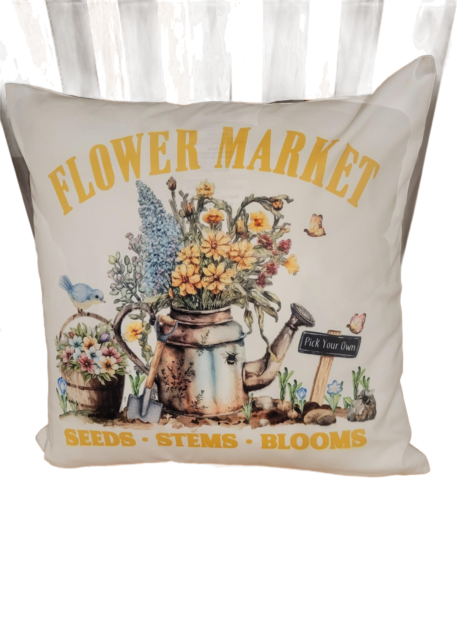 Flower Market Pillow - Pillow, Beautiful