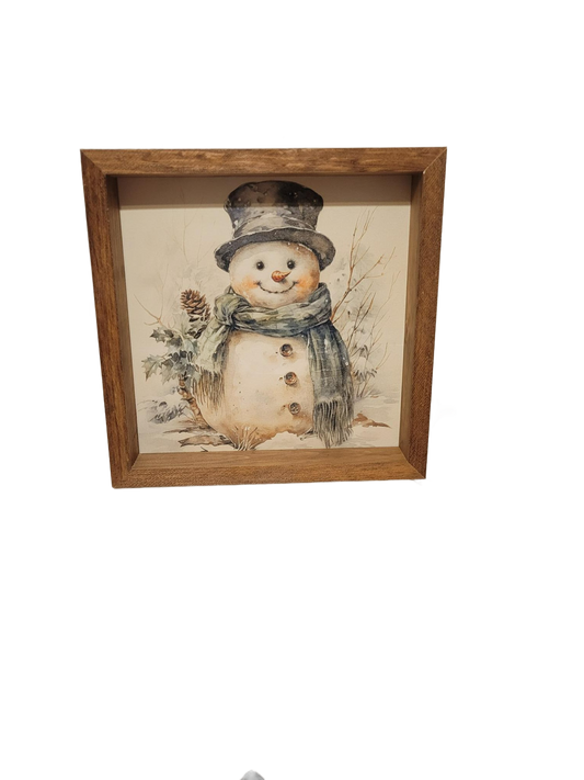 Snowman PIcture 2 | Come - Come, Handmade