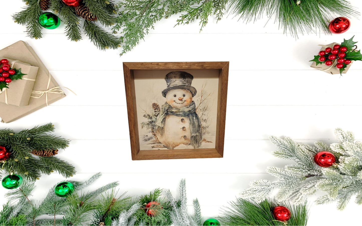 Snowman PIcture 2 | Come - Come, Handmade