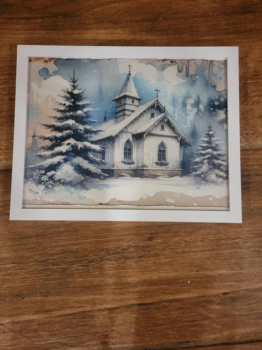 Winter Chapel | Frame - Frame, Handmade