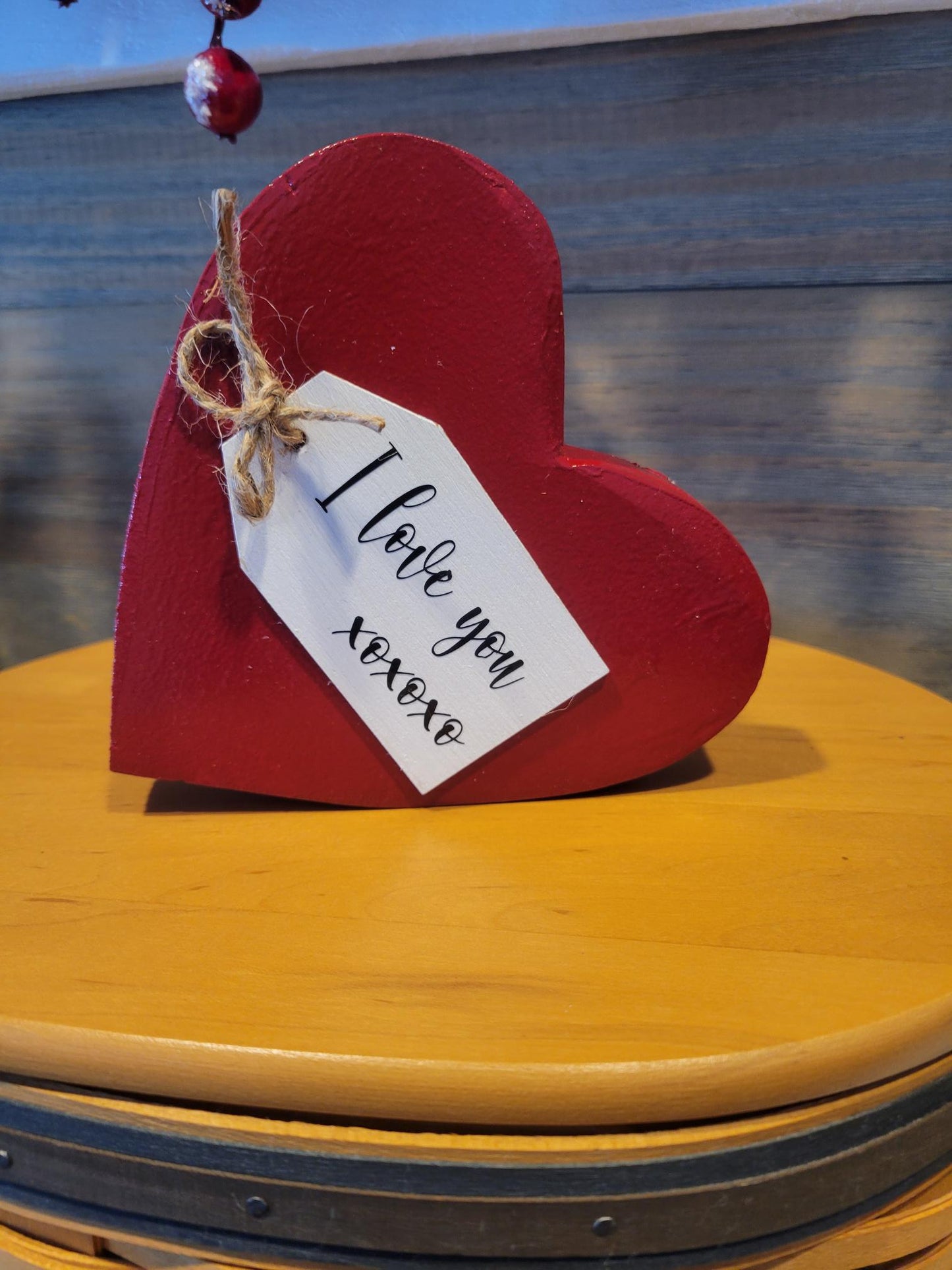 Love you xoxo heart | Wood - Wood, Handmade