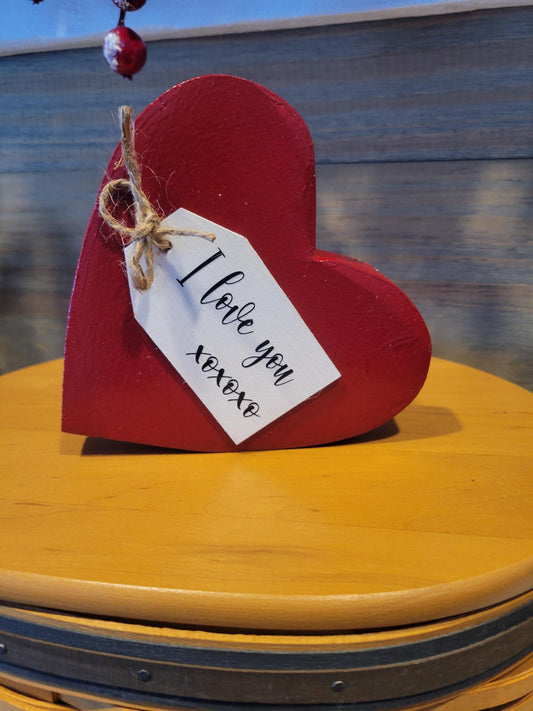Love you xoxo heart | Wood - Wood, Handmade