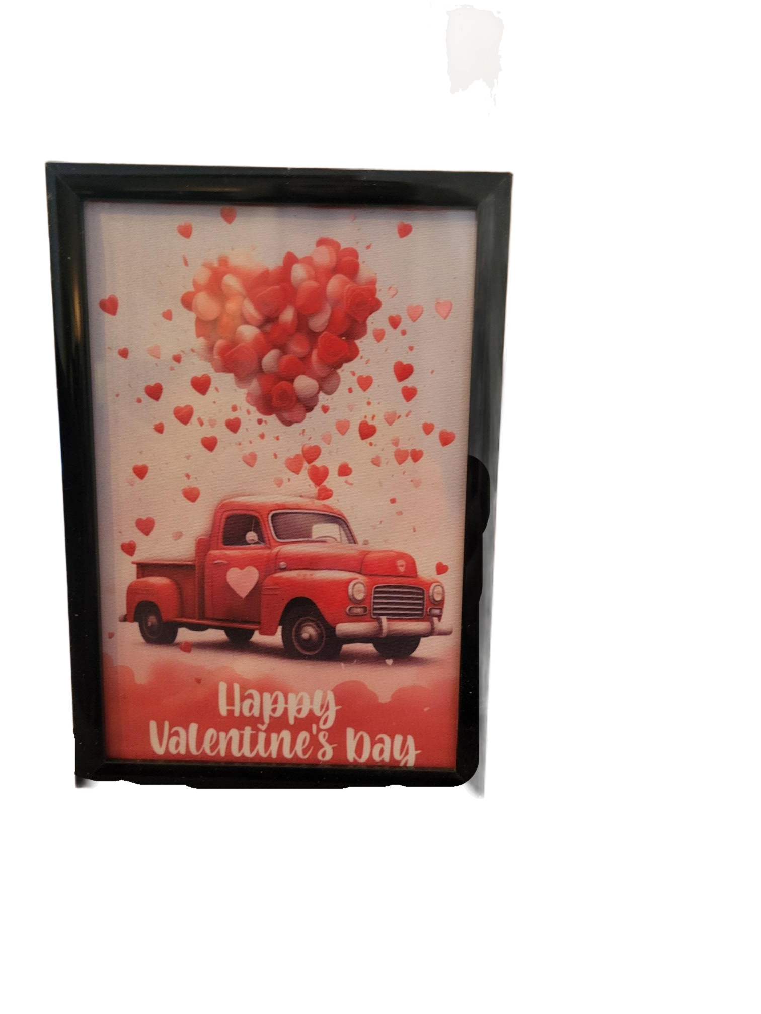 Red Truck Happy Valentine Picture - Picture, Depict