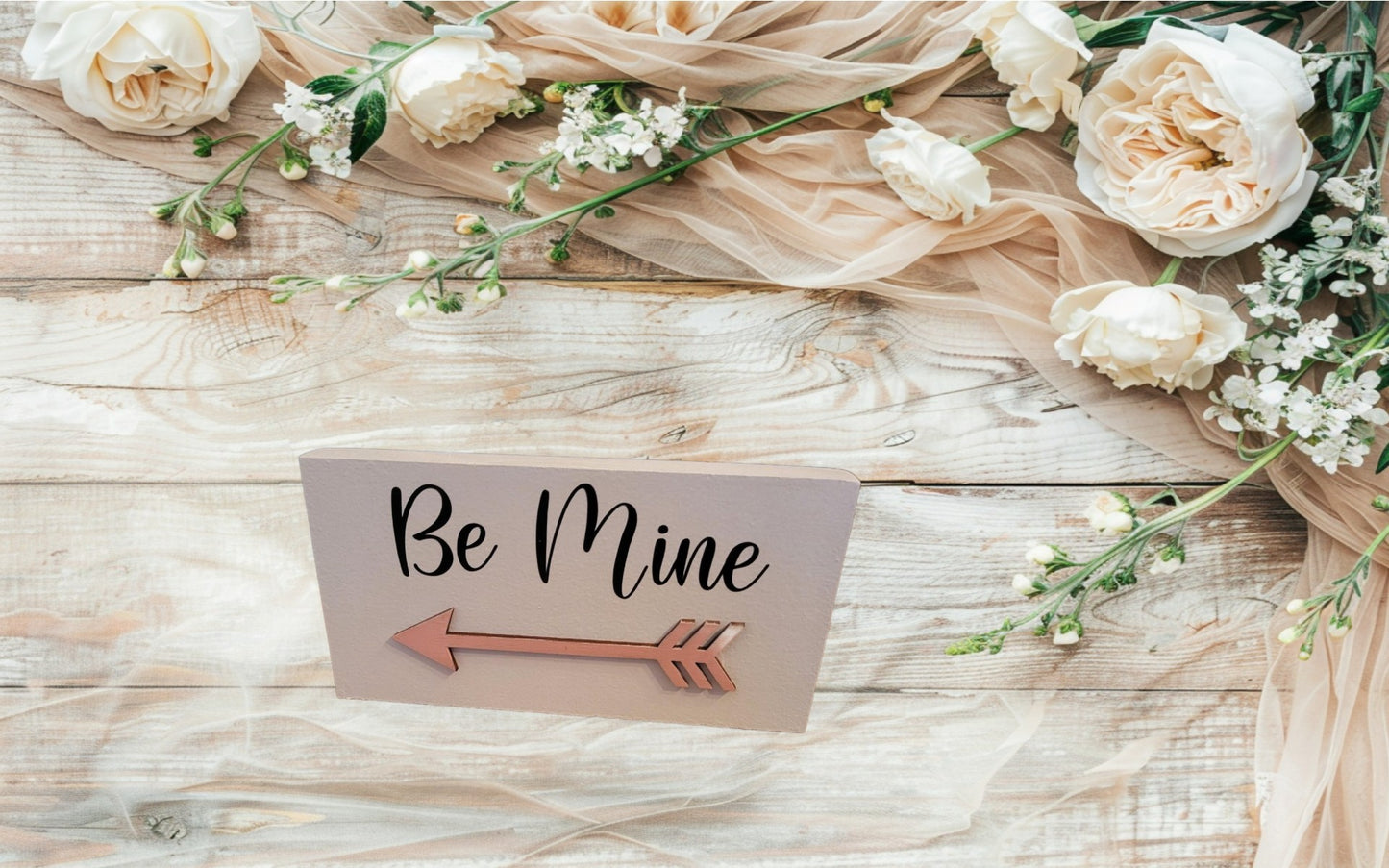 Be Mine Arrow Sign | Little - Little, Wihite