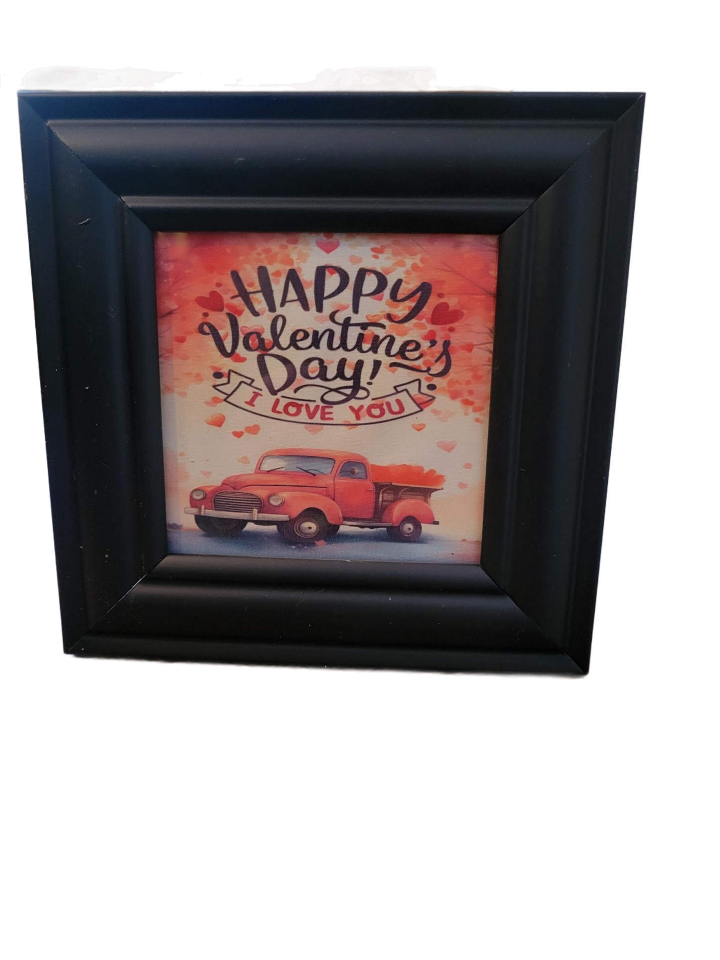 Red Truck Happy Valentines Day Picture | Small - Small, Picture