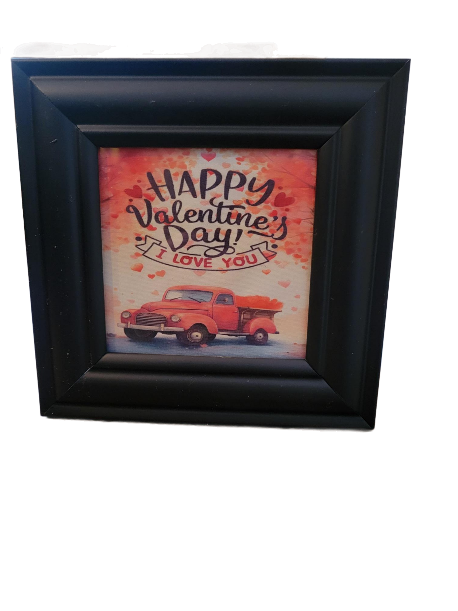Red Truck Happy Valentines Day Picture | Small - Small, Picture
