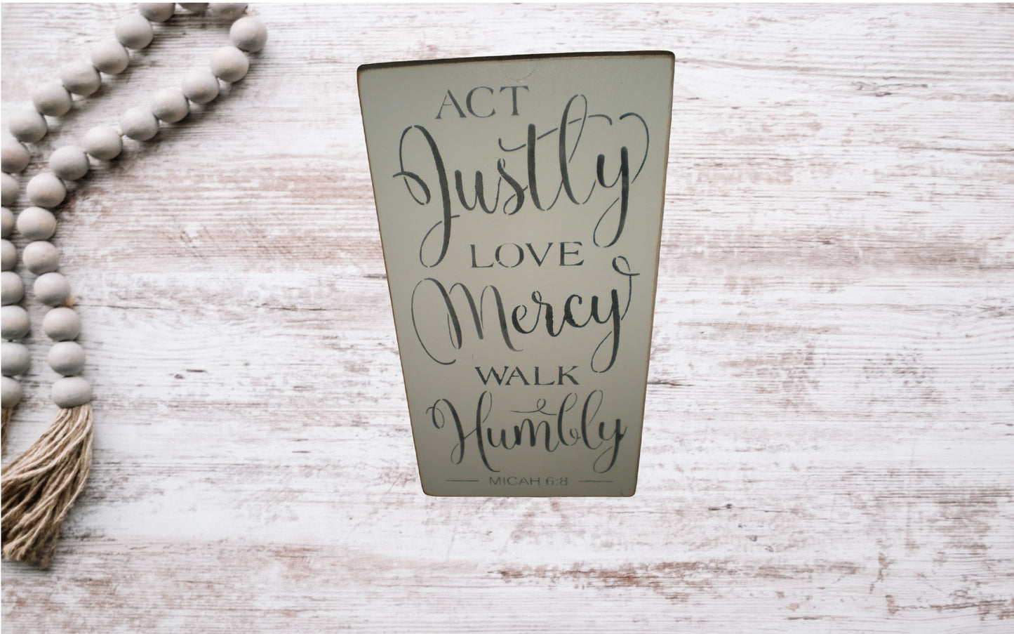 Act Justly Sign