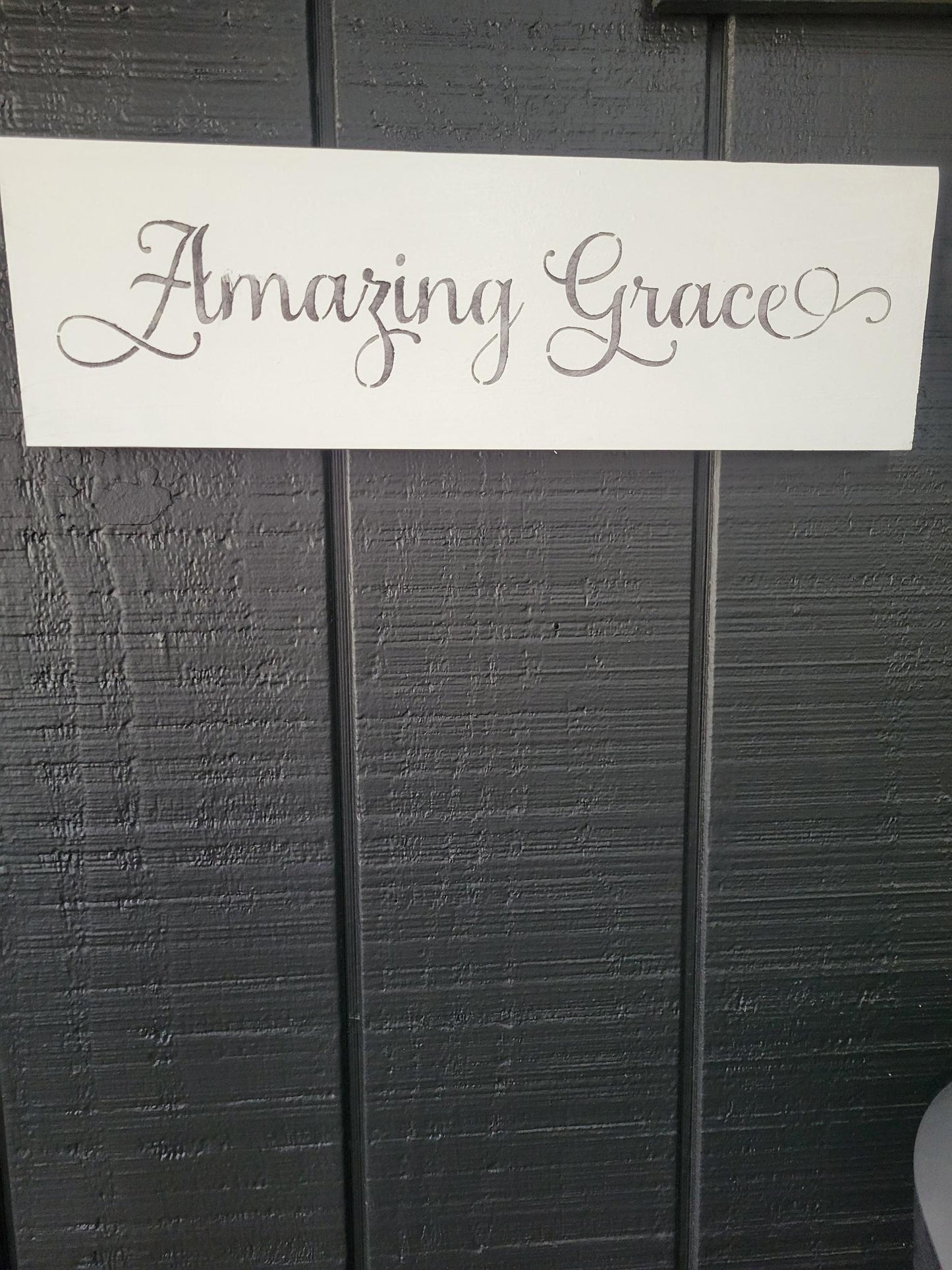 Amazing Grace Sign | Wood