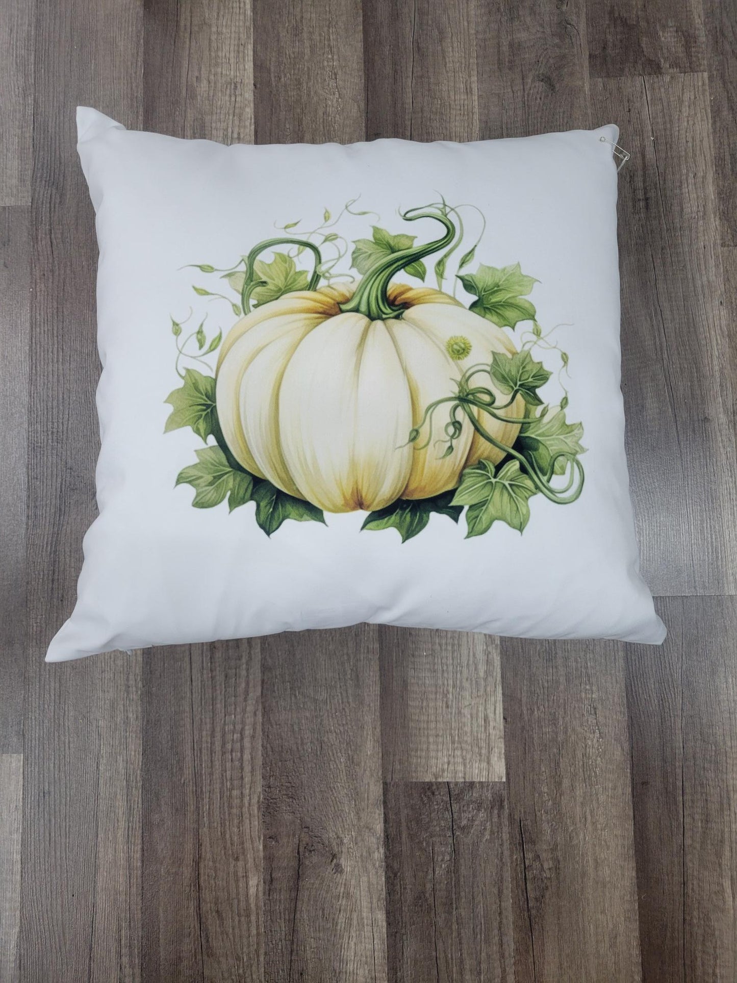 White Pumpkin Pillow
