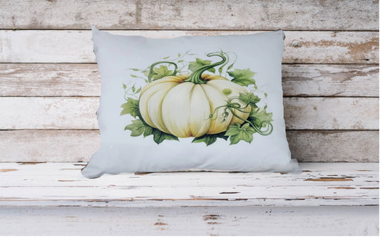 White Pumpkin Pillow