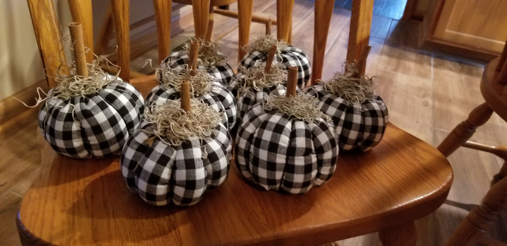 Buffalo check Pumpkin | Handmade - Handmade, Pumpkin