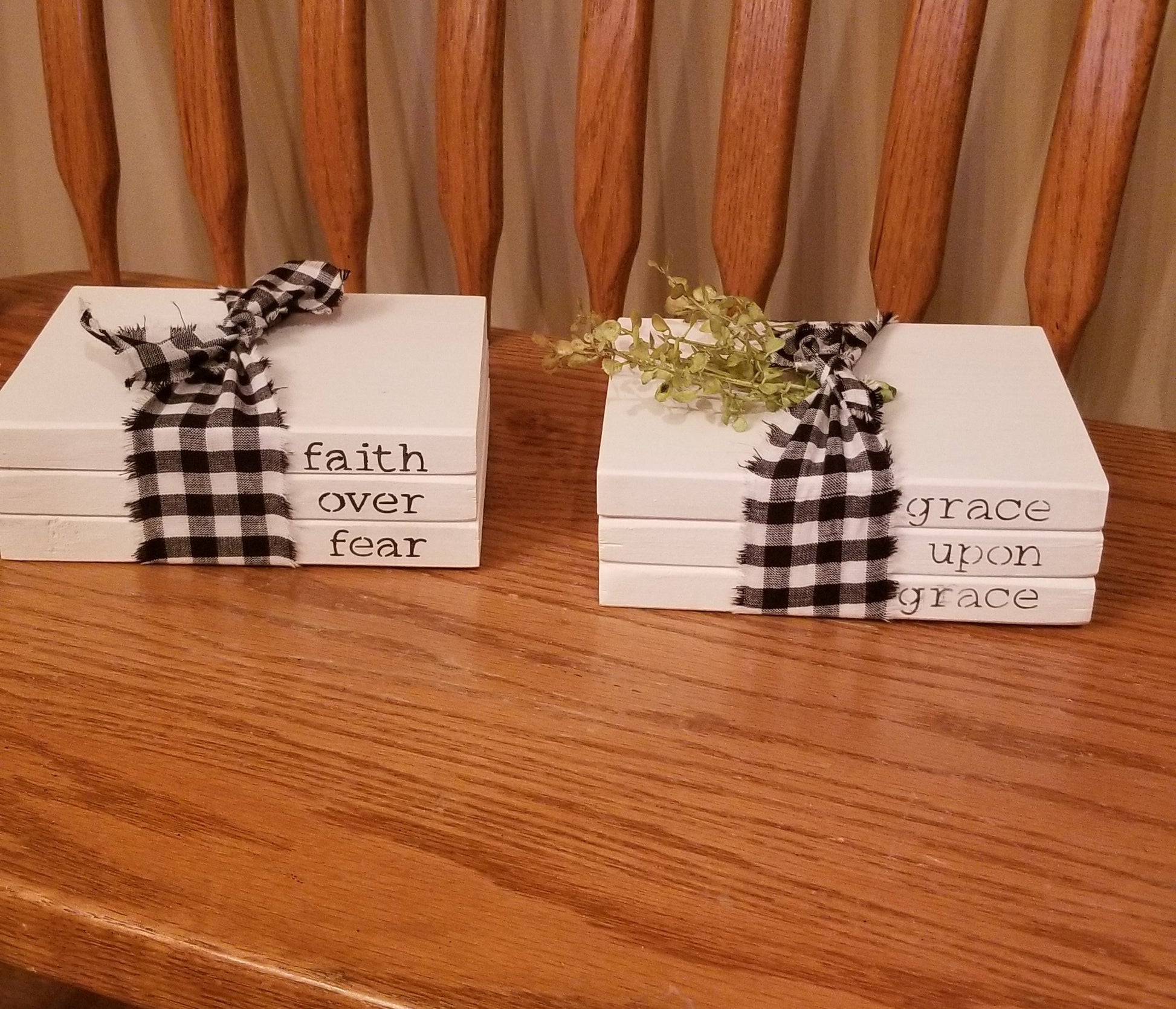 3 Stack of Faux Books - Book, White