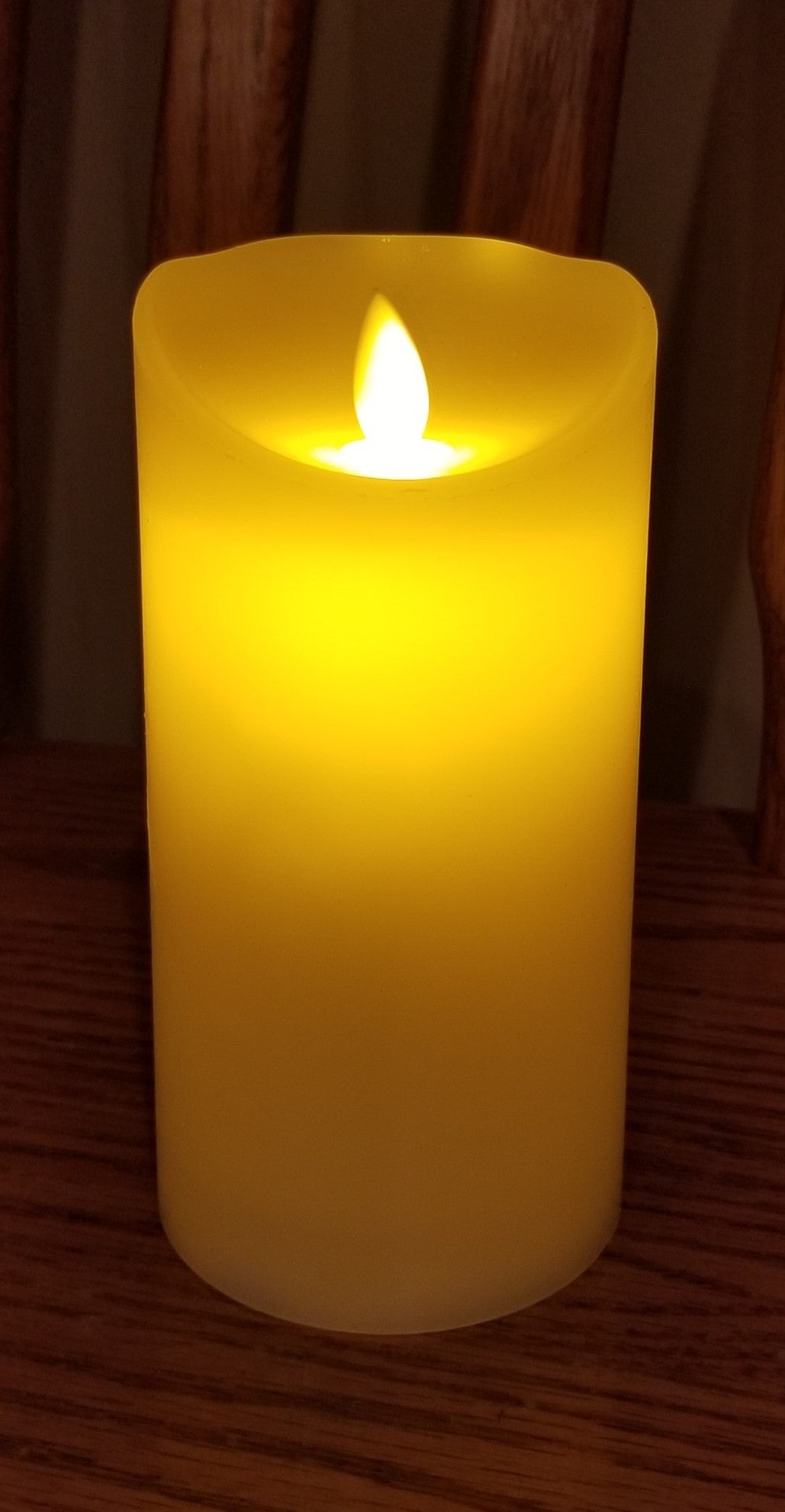 6" Moving Flame Candle | Battery - Battery, Candle