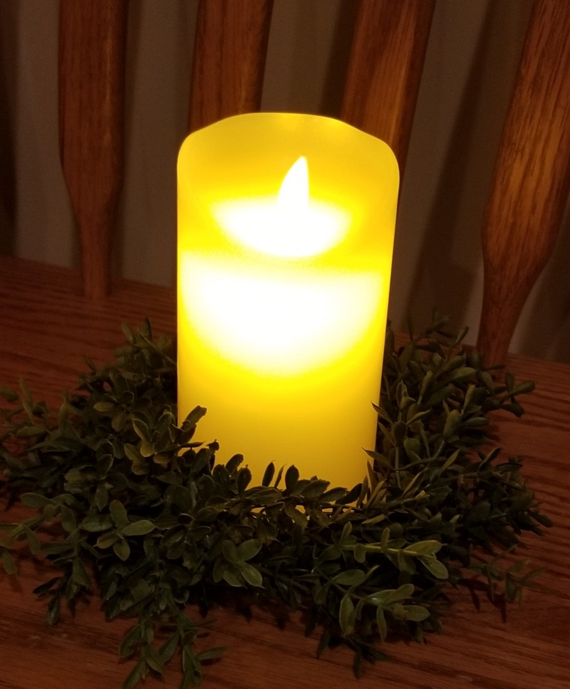 6" Moving Flame Candle | Battery - Battery, Candle