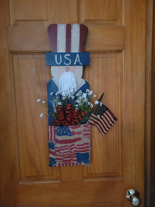 Hanging Uncle Sam | Red - Red, White