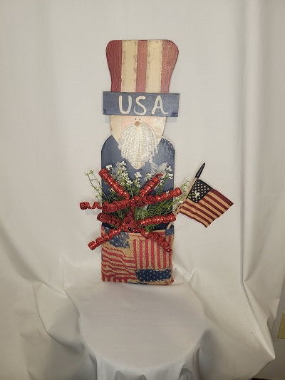 Hanging Uncle Sam | Red - Red, White