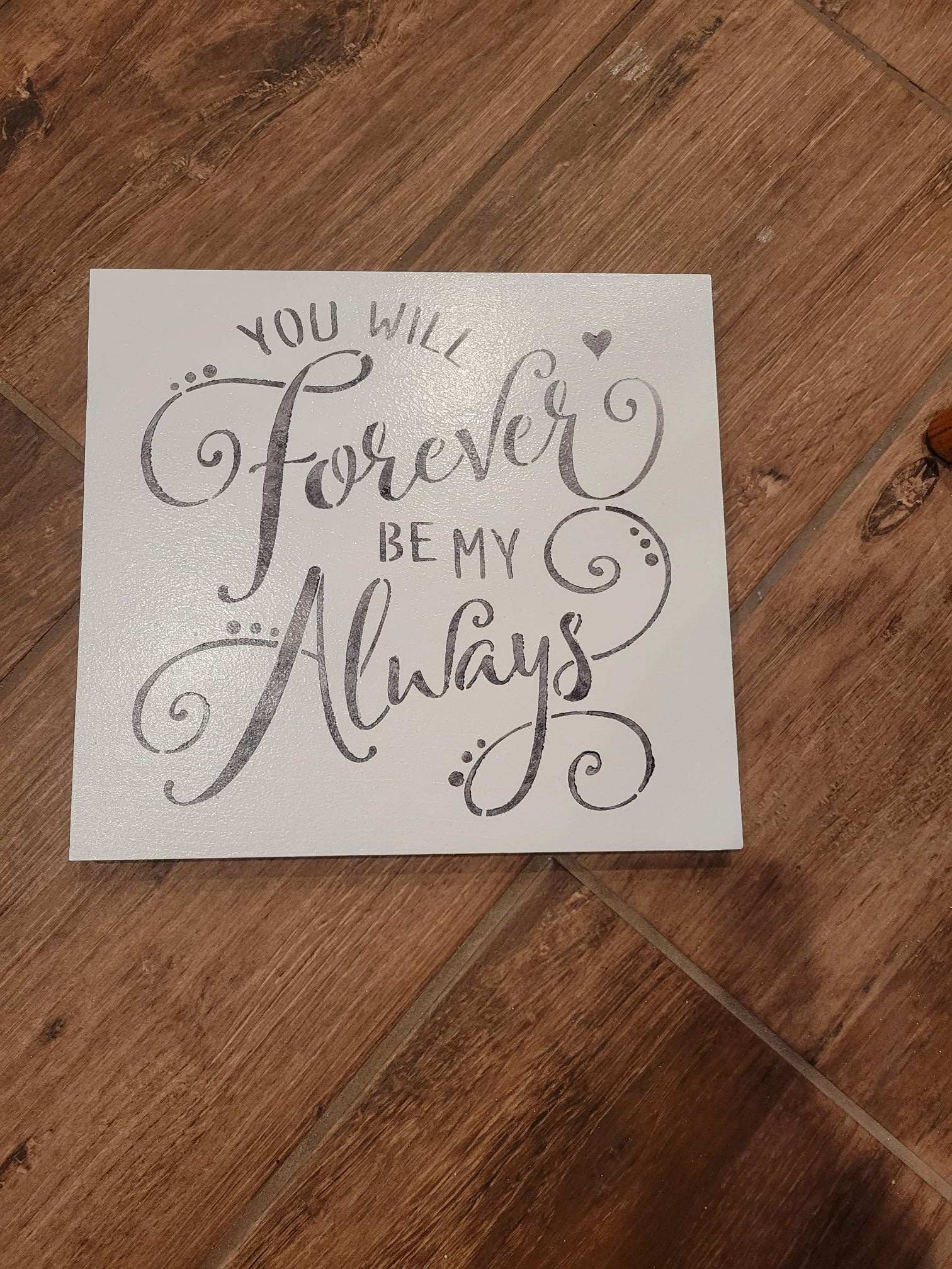 Forever & Always Sign - Sign, Handmade