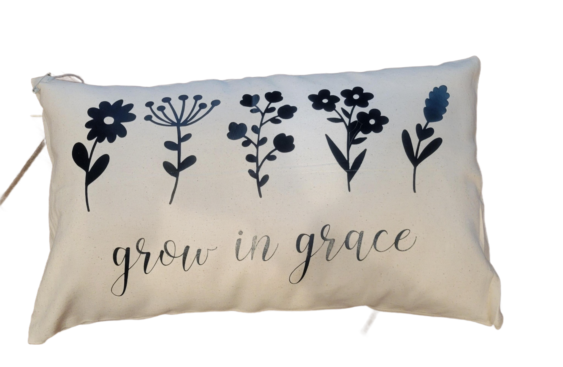 Grow in Grace Pillow - Pillow, Canvas