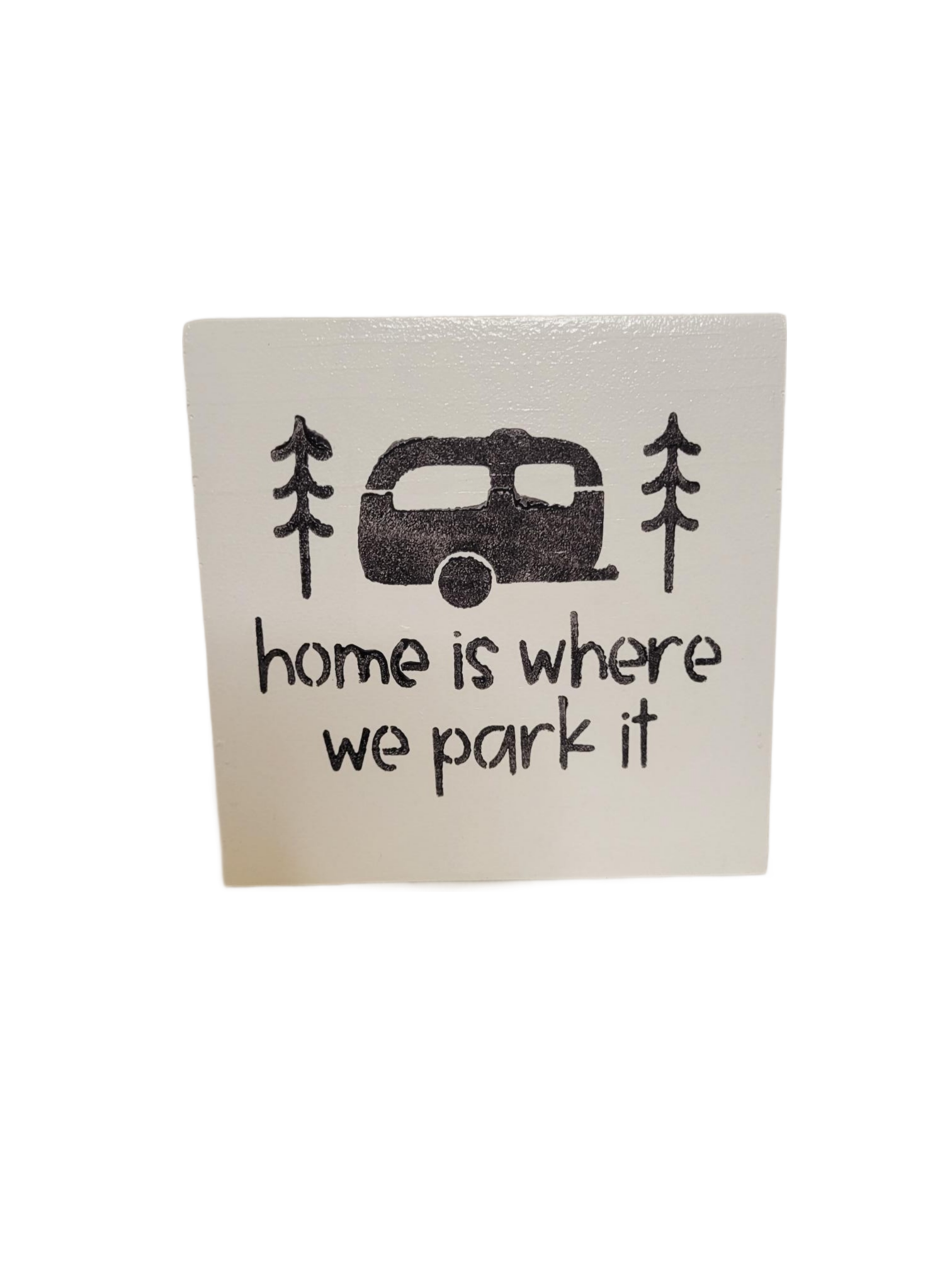 Home is where we Park it mini sign - Sign, Say