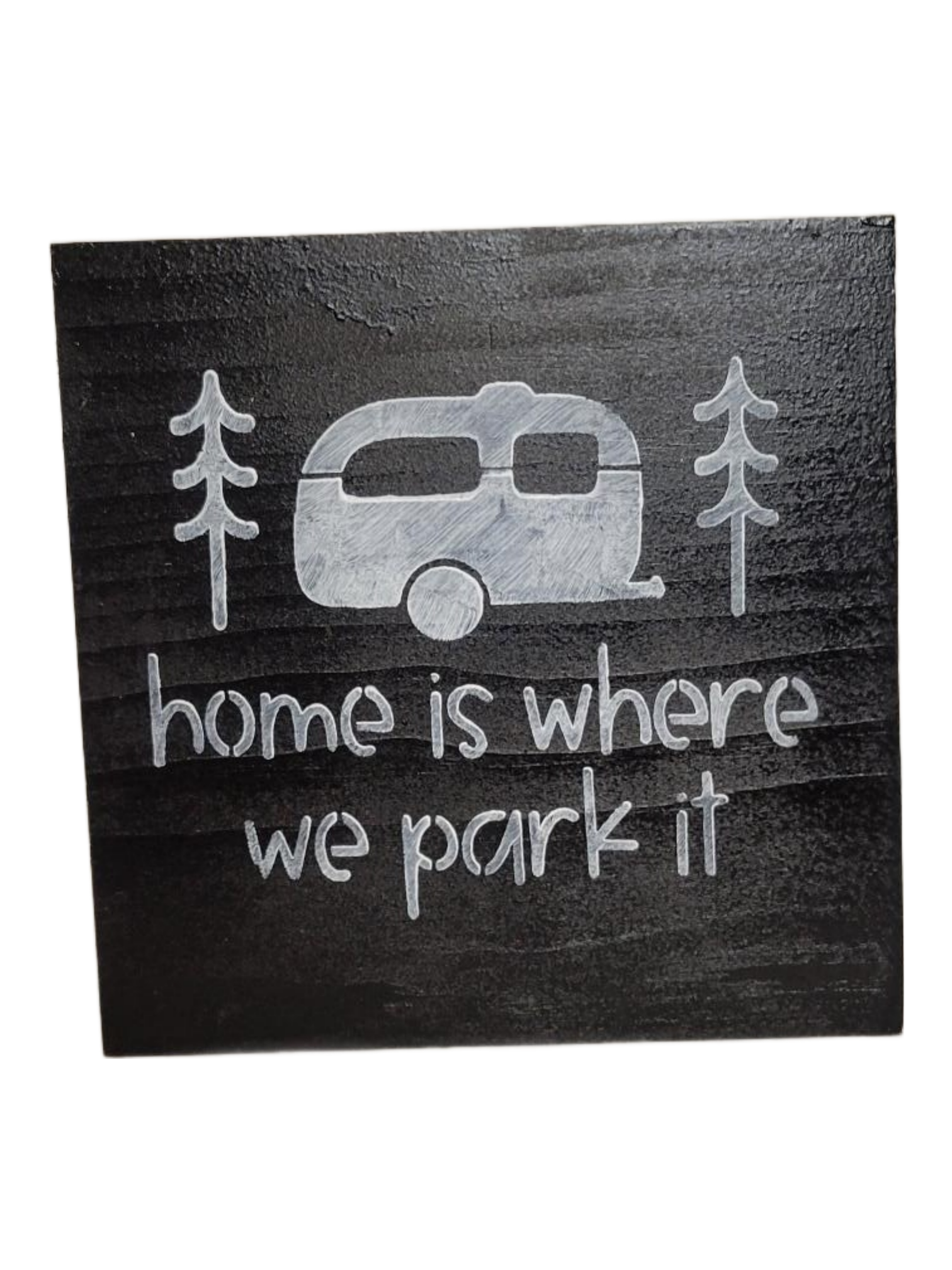 Home is where we Park it mini sign - Sign, Say