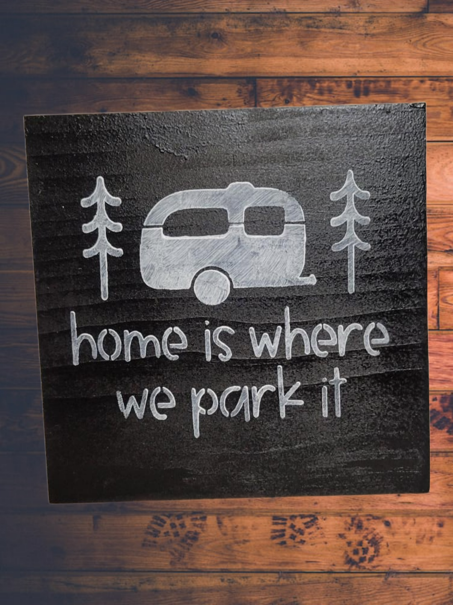Home is where we Park it mini sign - Sign, Say
