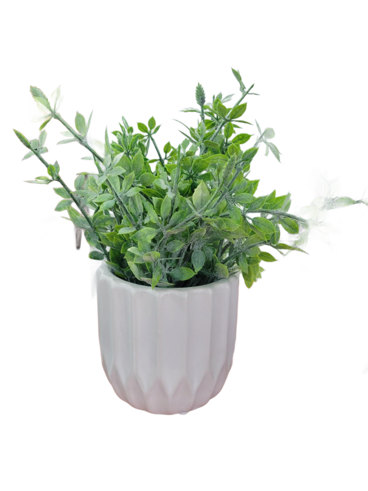 Farmhouse white pot with greenery | Home - Home, Beautiful