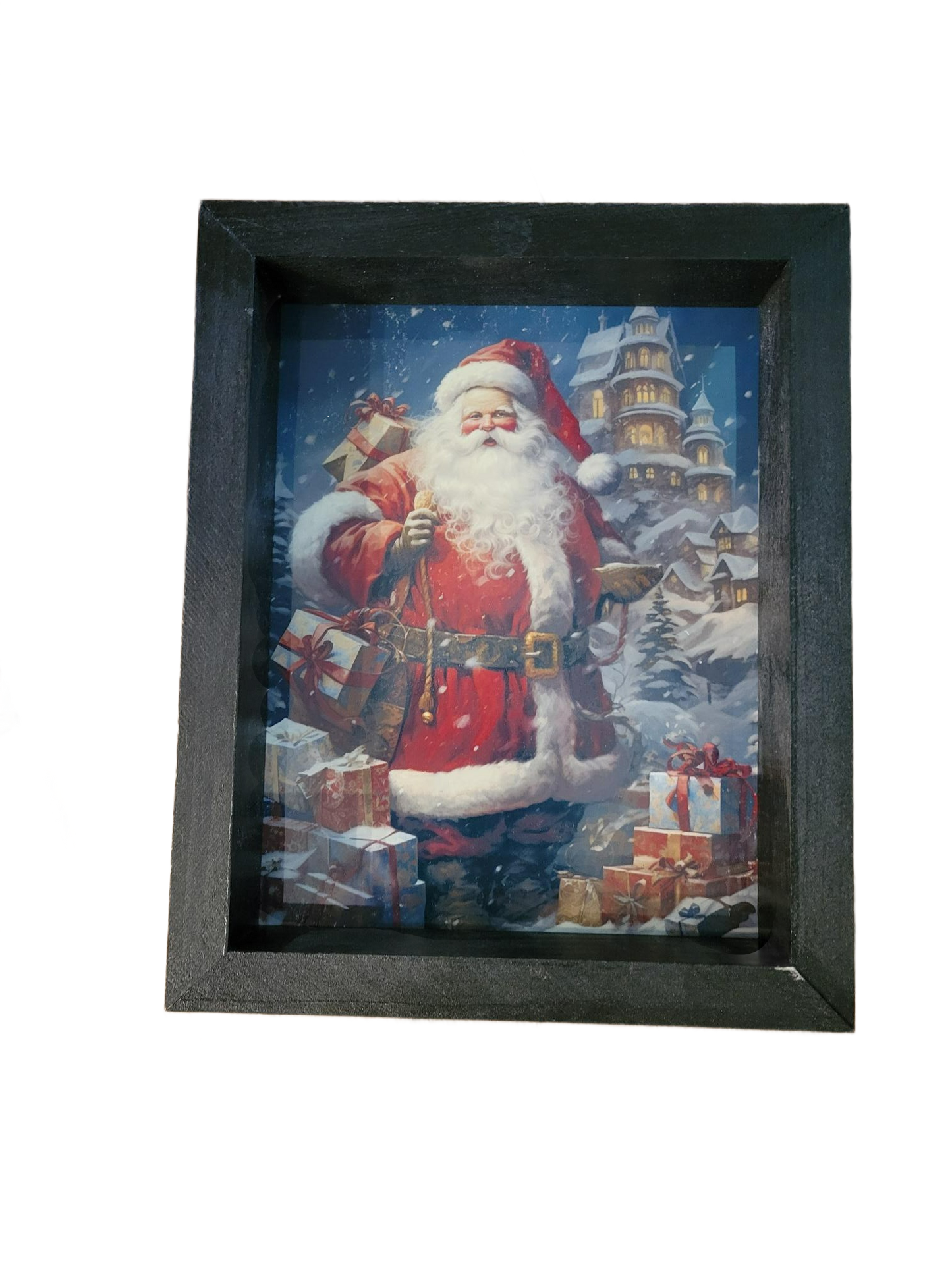 Santa 1 Picture - Picture, Wood