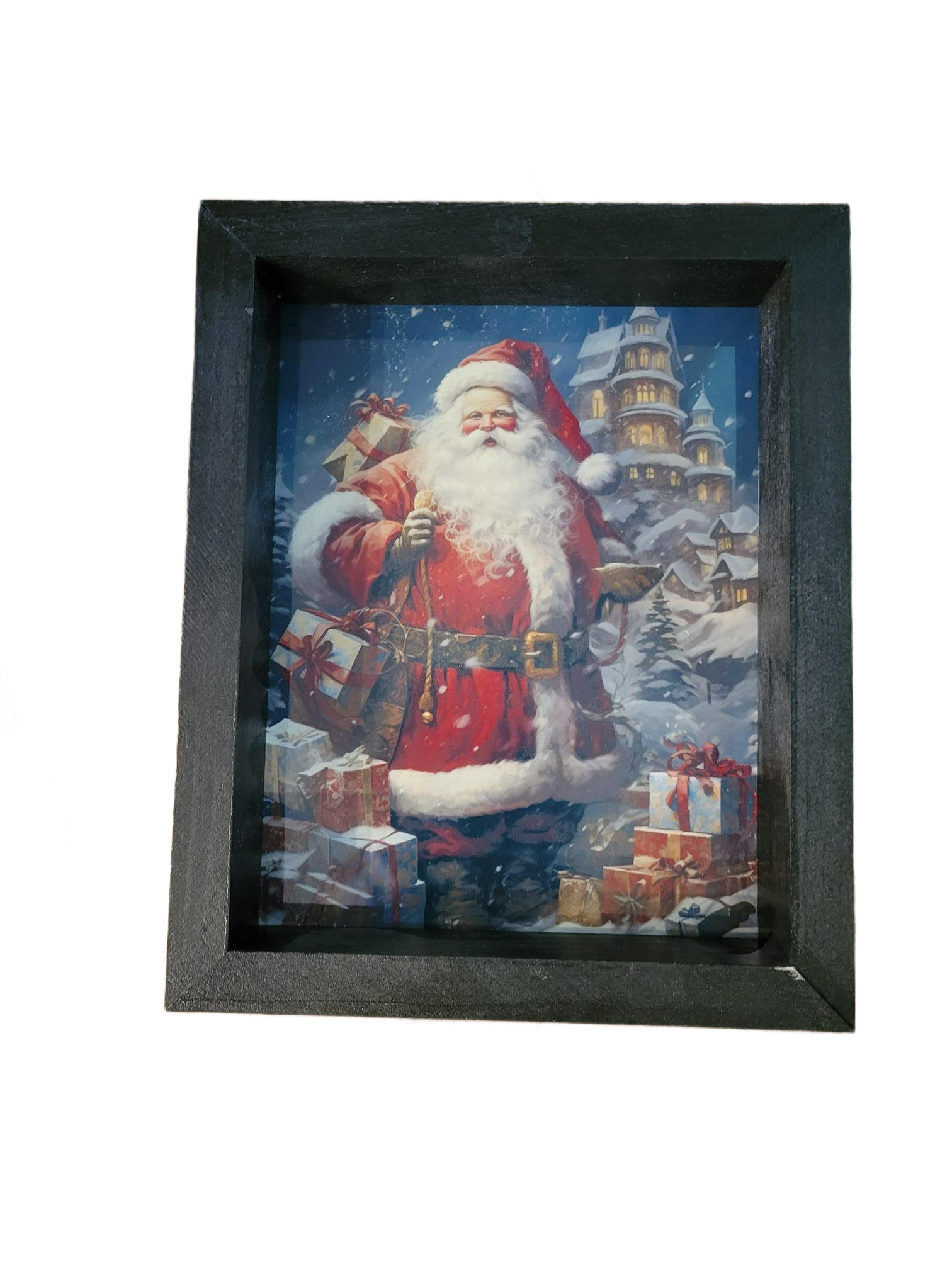 Santa 1 Picture - Picture, Wood