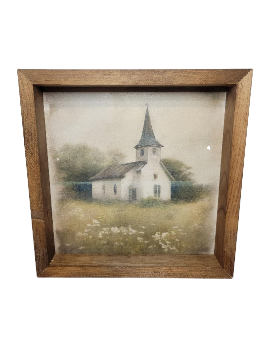 Church Sign | Stain - Stain, Frame