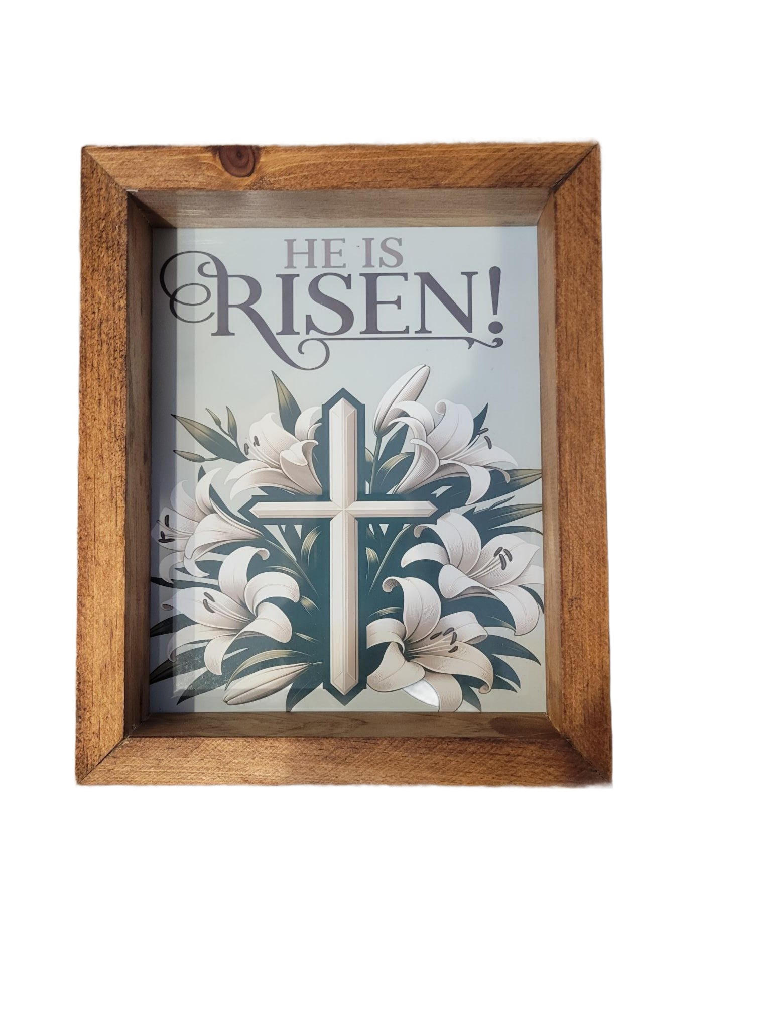 He is Risen Sign | Cross - Cross, Small