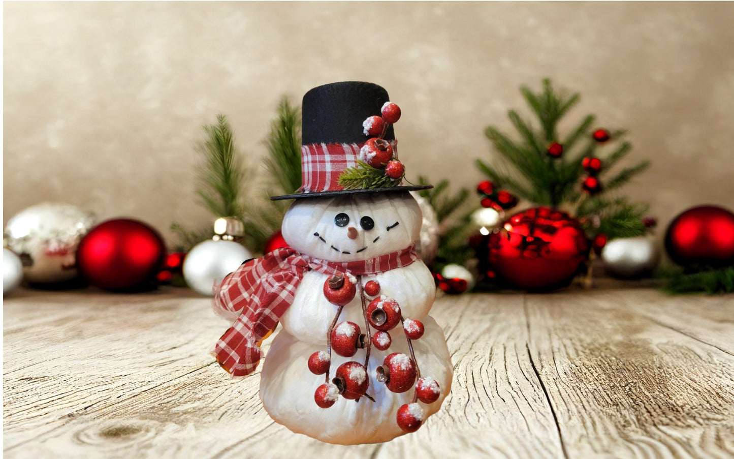 Rudy Red Berry Snowman