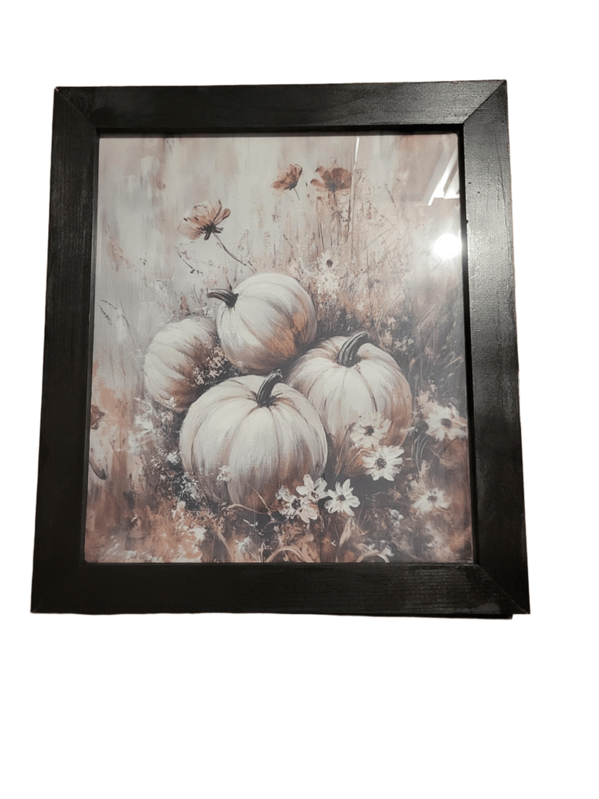 Moody Fall Pumpkin Wall Art – Rustic Farmhouse Autumn Decor